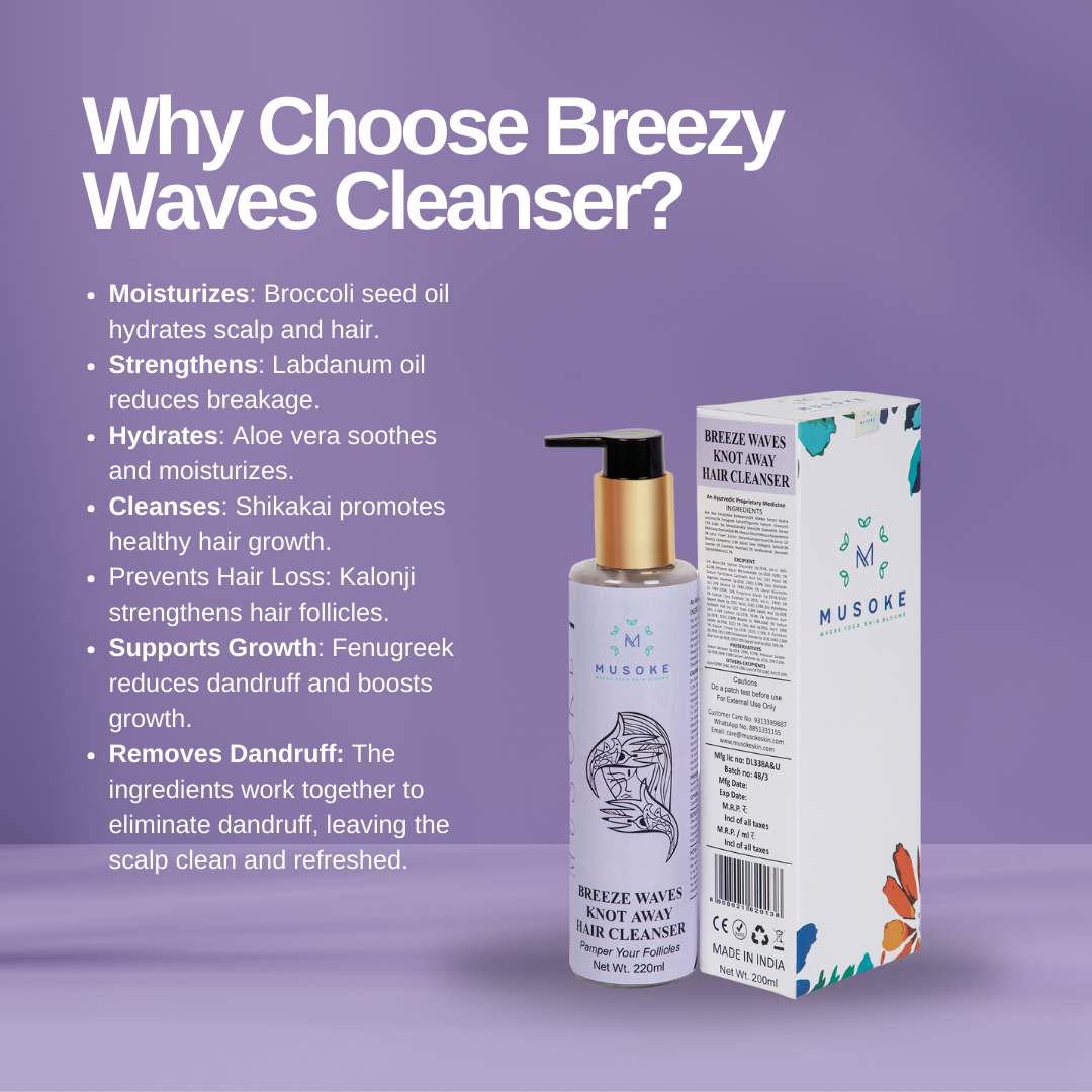 Breezy Waves Knot Away Shampoo (220 ml)